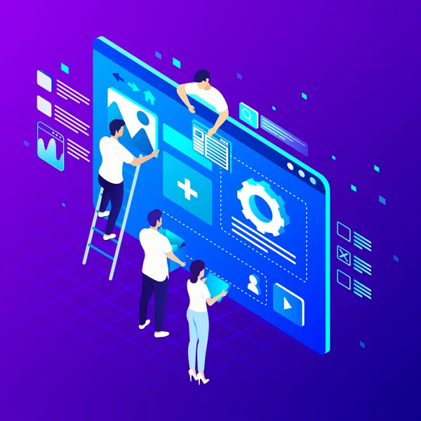 Web application architecture from frontend to security layer